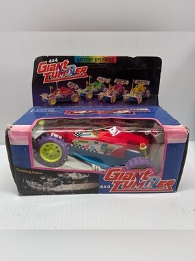 Vintage Giant Tumbler 4x4 Tumble Buggy Race Car Battery Operated New In Box